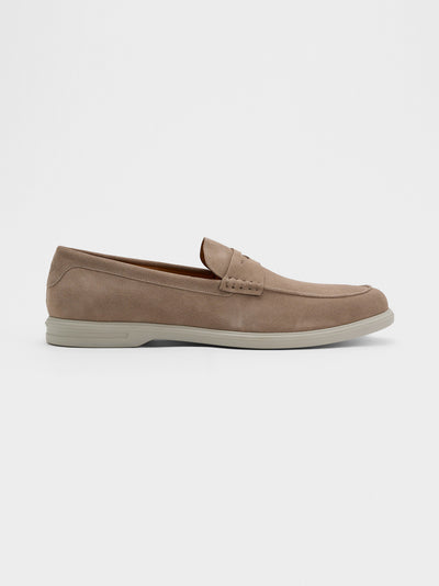 Peter Millar Crown Crafted Men's Excursionist Penny Loafer - Saint Bernard