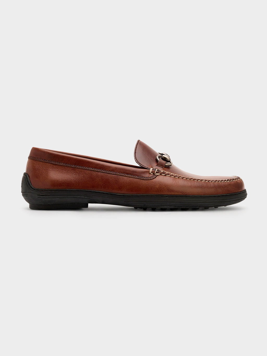 Peter Millar Crown Crafted Men's Kiely Driving Moccasin - Saint Bernard
