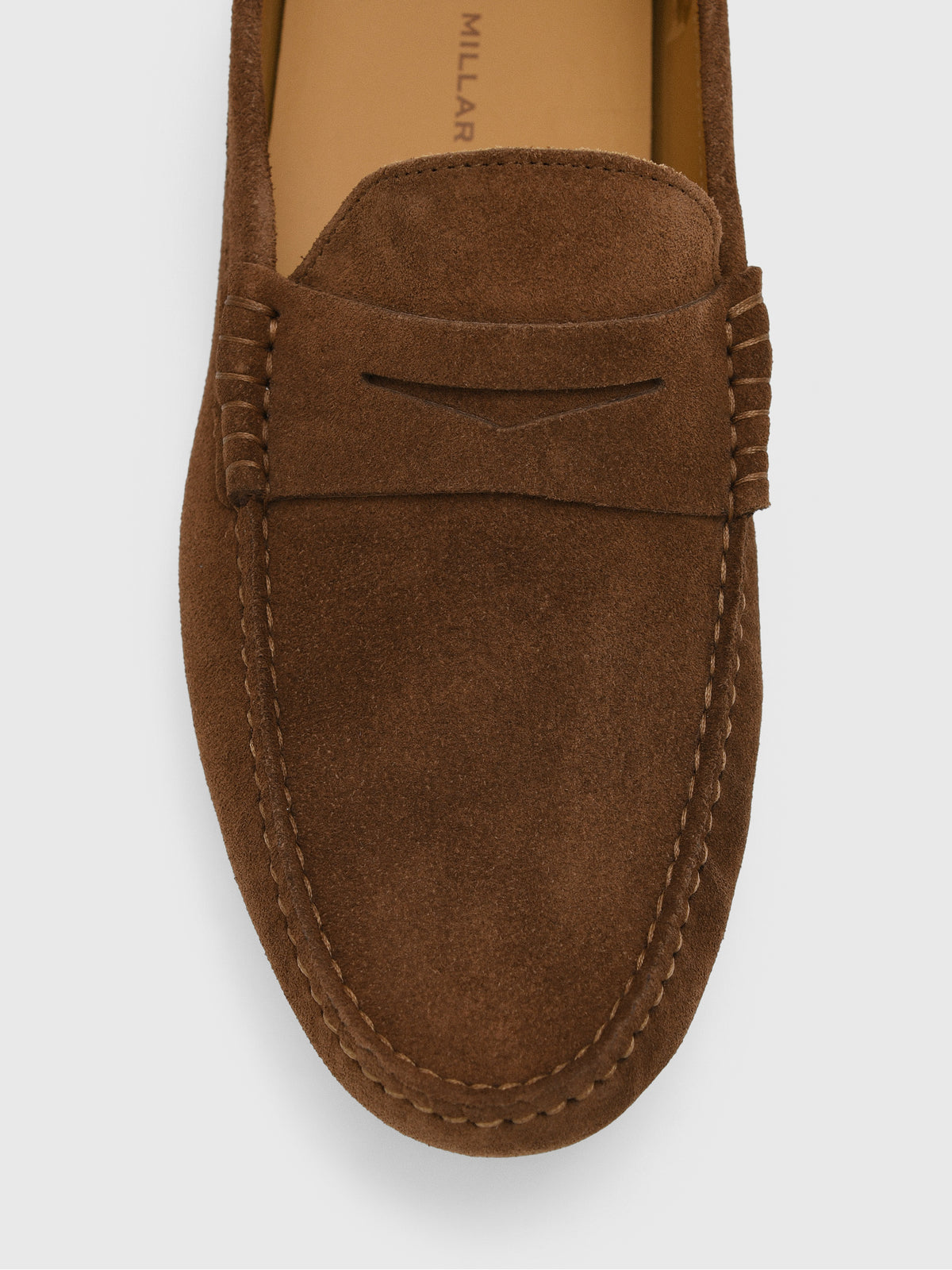Peter Millar Crown Crafted Men's Suffolk Suede Driver - Saint Bernard
