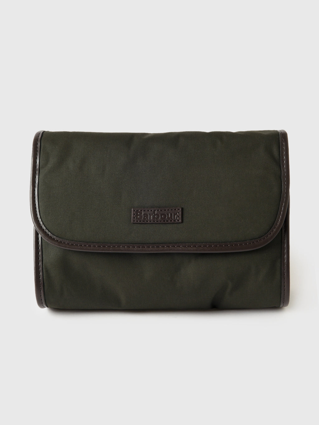 Barbour Wax Hanging Wash Bag - Saint Bernard