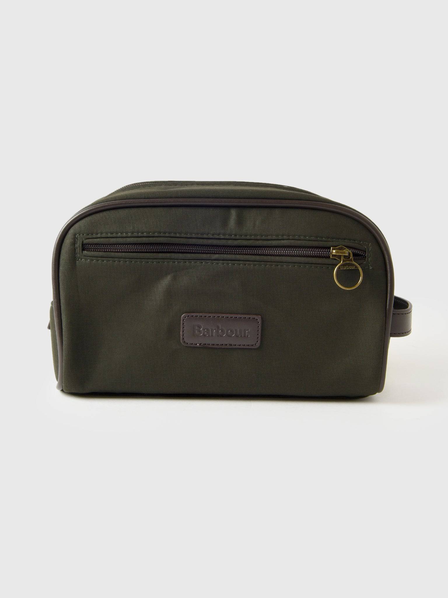 Barbour Wax Washbag - Saint Bernard