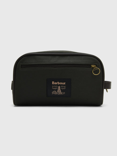 Barbour Wax Washbag - Saint Bernard
