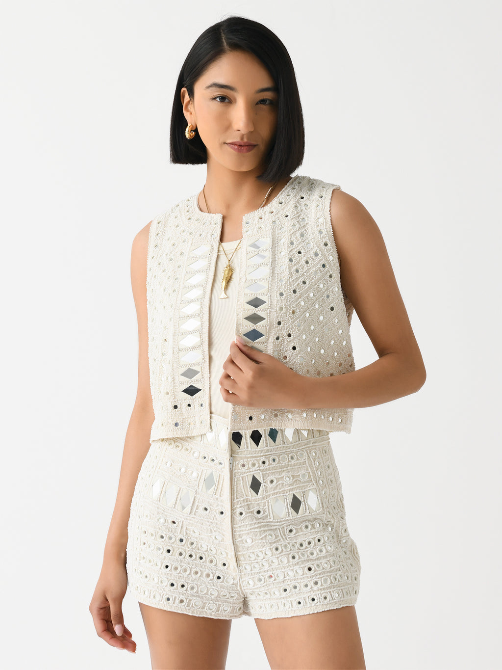 Antik Batik Women's Mahani Vest - Saint Bernard