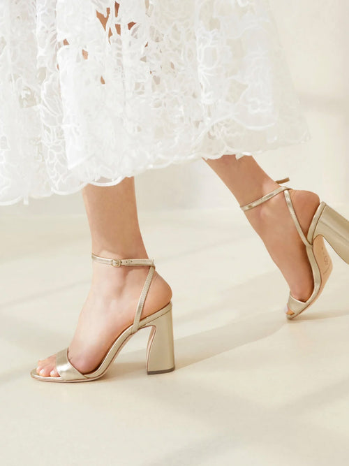 Loeffler Randall Women's Malia Curve Heel Sandal