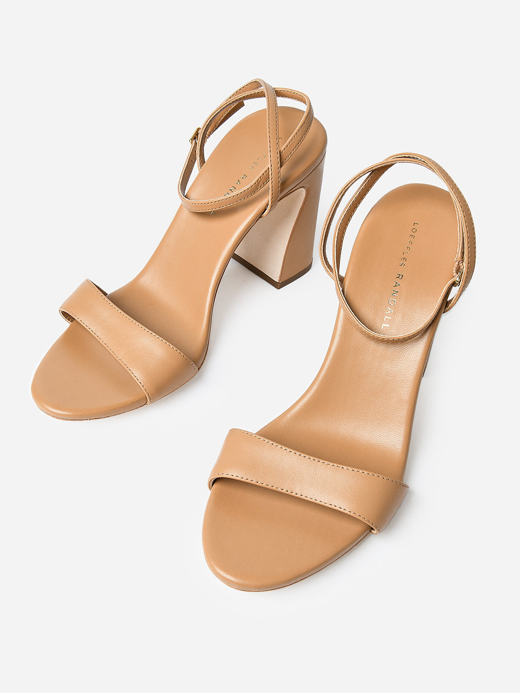 Loeffler Randall Women's Malia Curve Heel Sandal - Saint Bernard