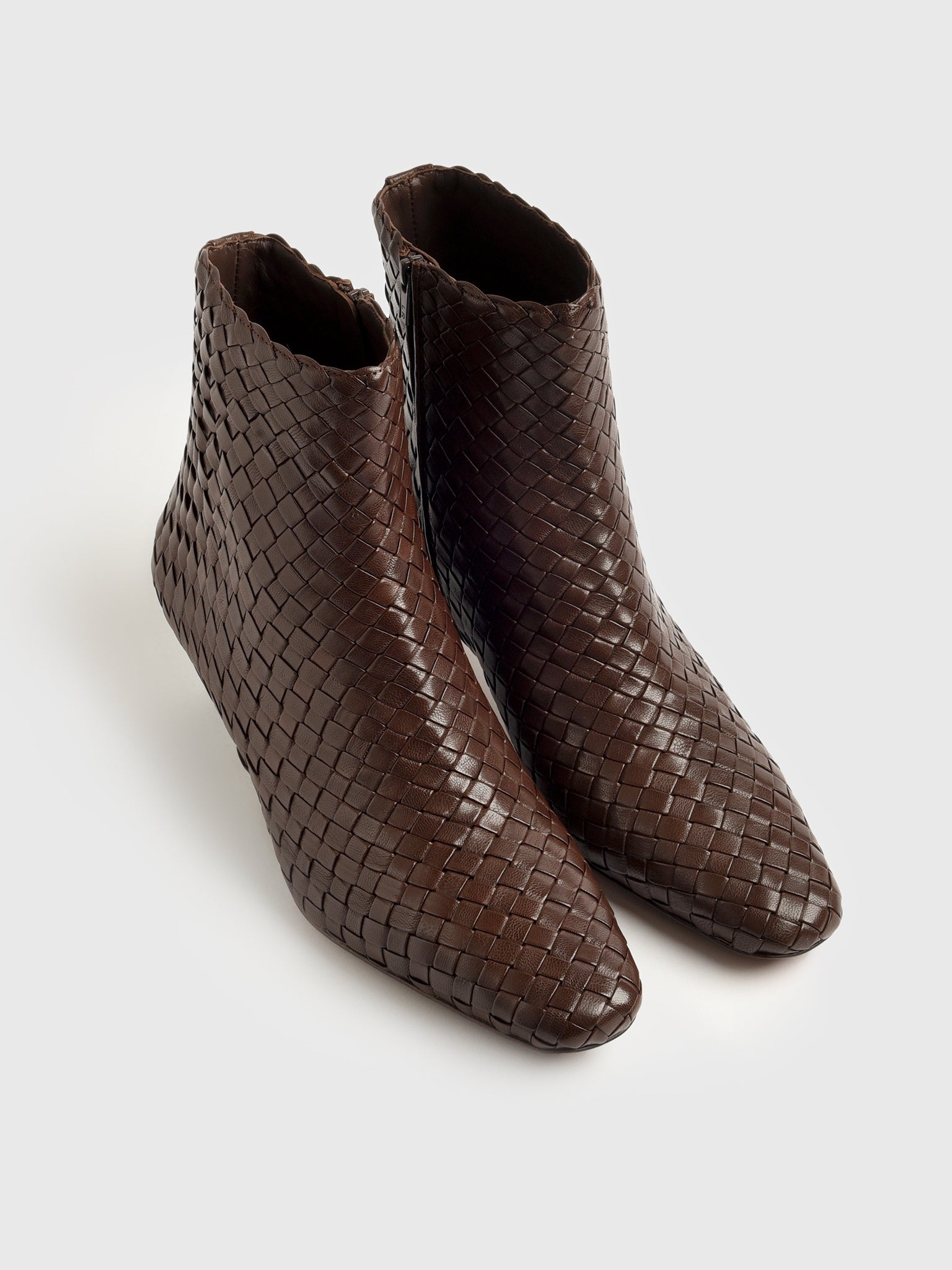 Loeffler Randall Women's Marcella Woven Ankle Boot - Saint Bernard