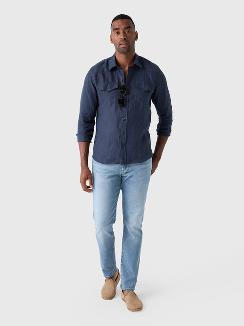 Rye51 Men's The Marfa Western Linen Shirt