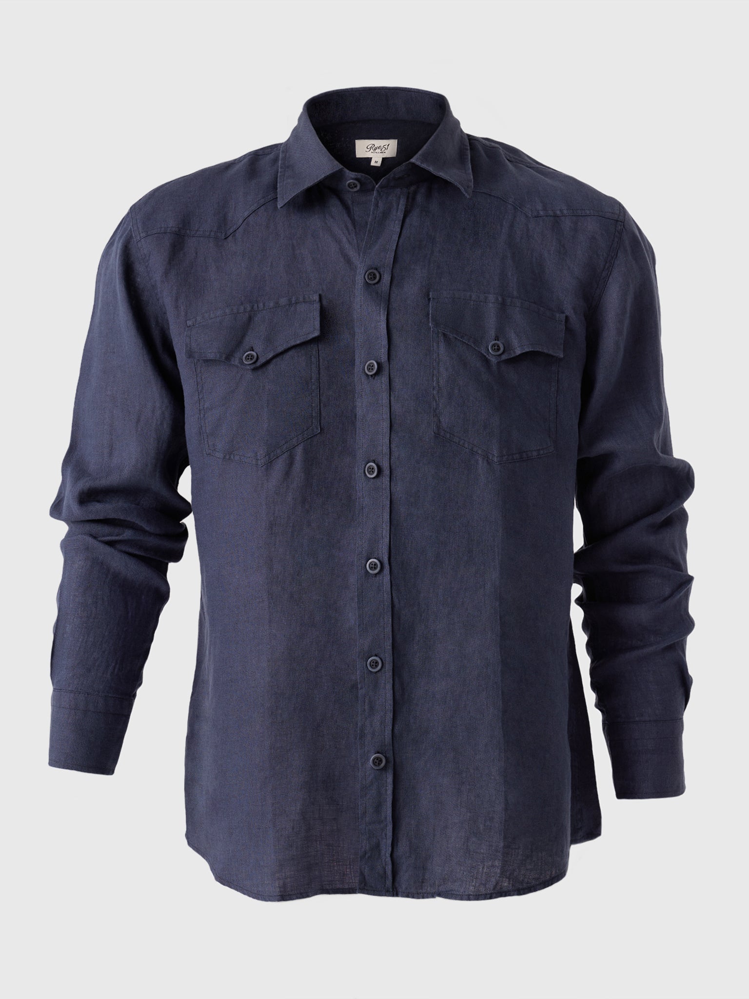 Rye51 Men's The Marfa Western Linen Shirt