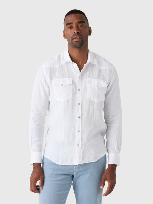 Rye51 Men's The Marfa Western Linen Shirt