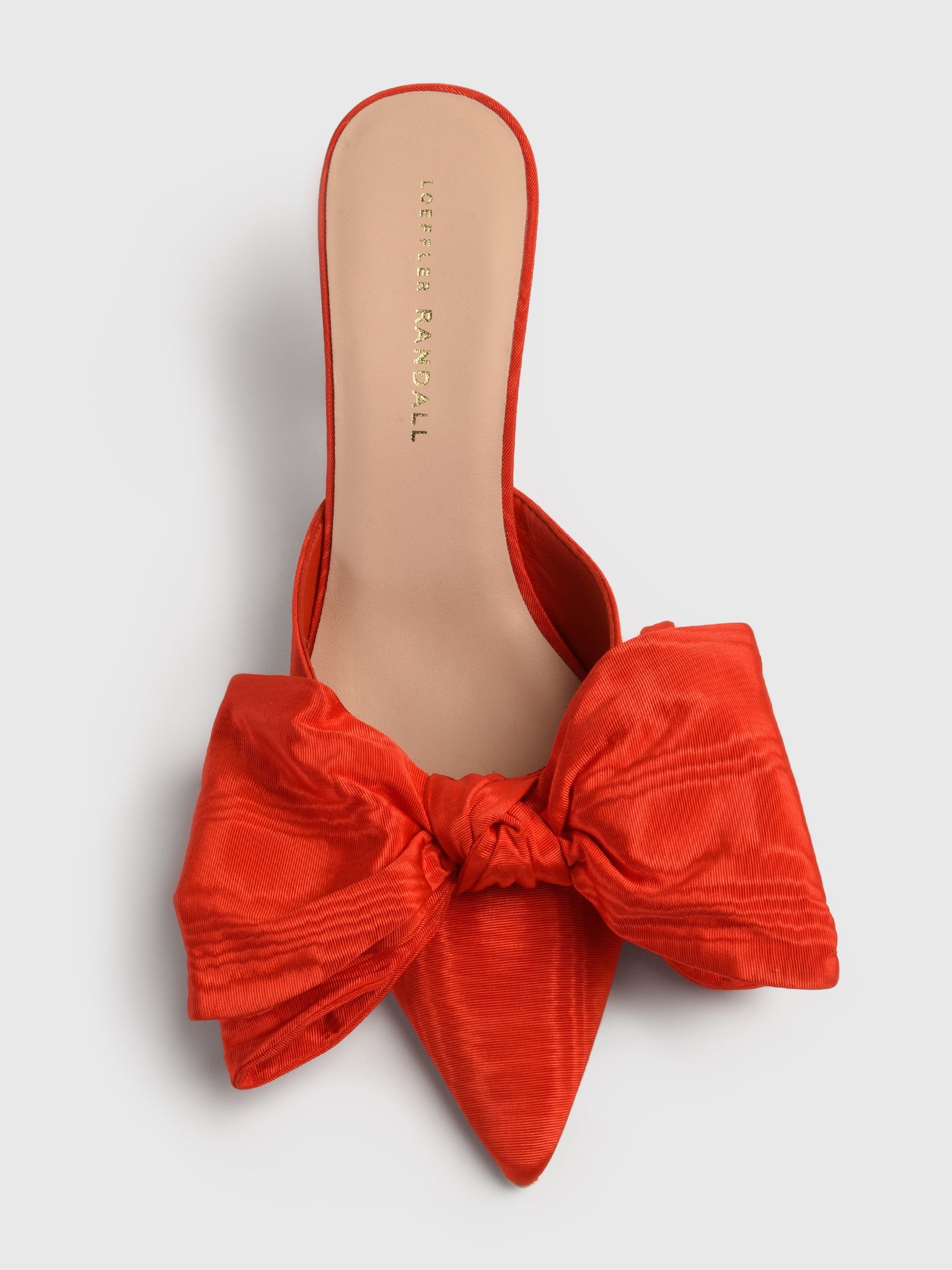 Loeffler Randall Women's Margot Moiré Bow Mule – Saint Bernard
