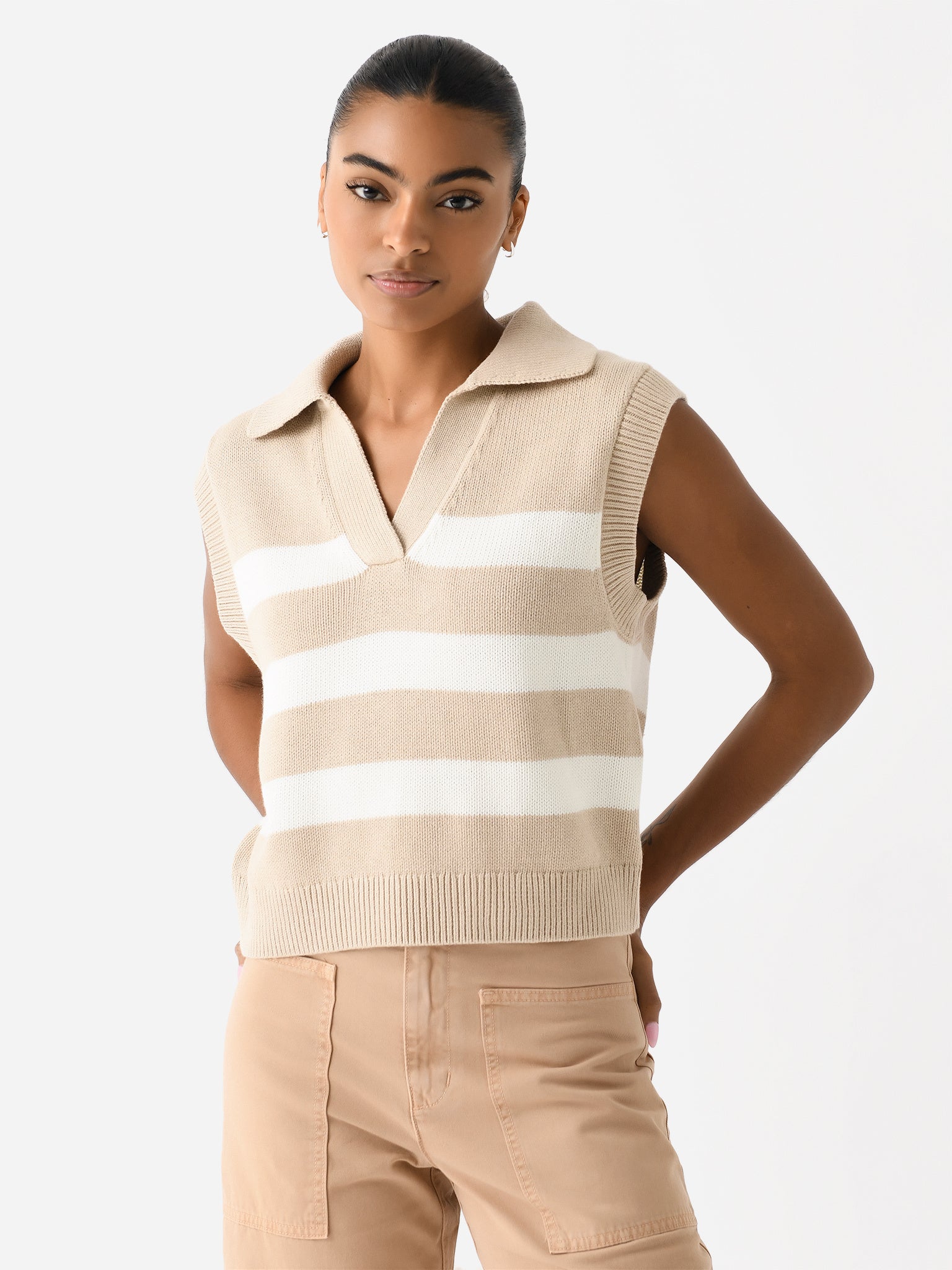 Velvet Women's Mariette Sweater Vest - Saint Bernard