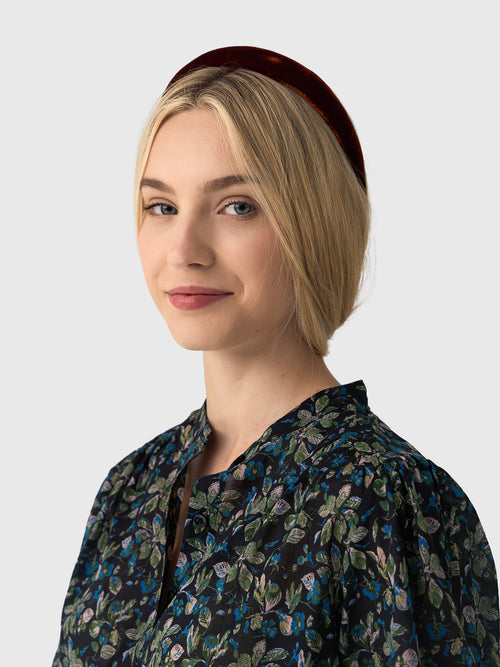 Loeffler Randall Marina Velvet Puffy Headband