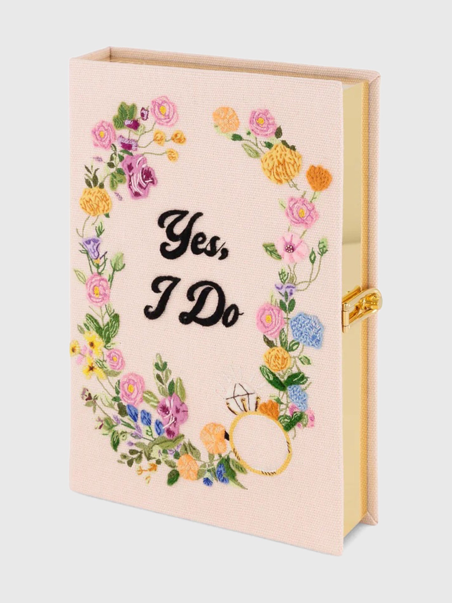 Olympia Le-Tan Yes, I Do Book Clutch - Saint Bernard