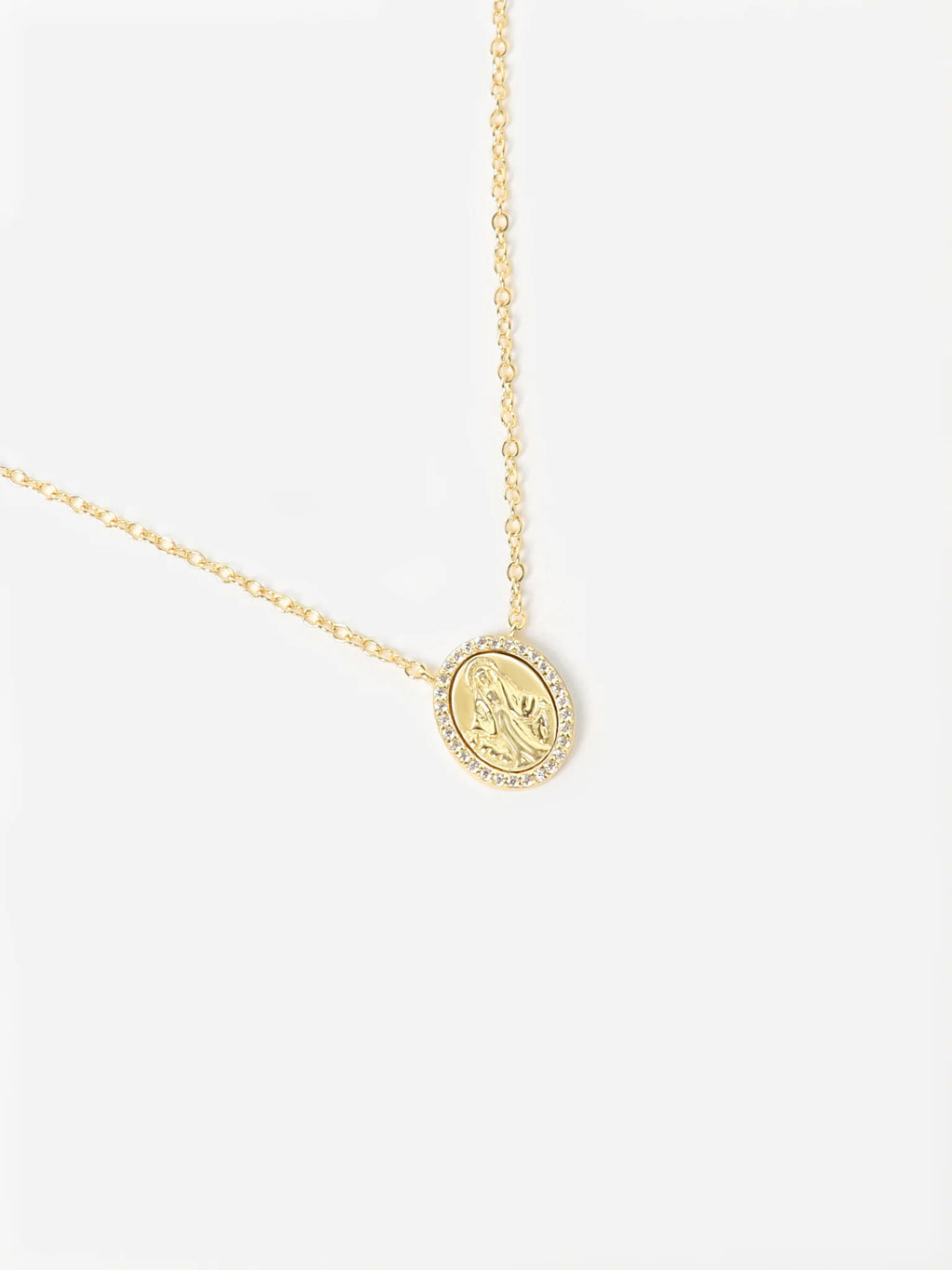 Francie B. Women's Mary STG Necklace - Saint Bernard