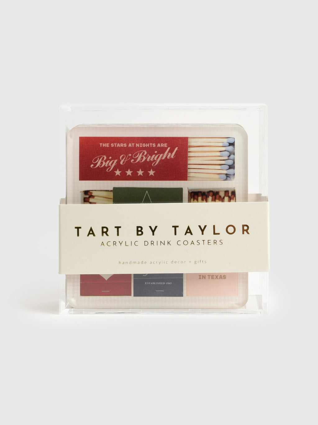 Tart By Taylor Matchbook Set of 4 Coasters - Saint Bernard