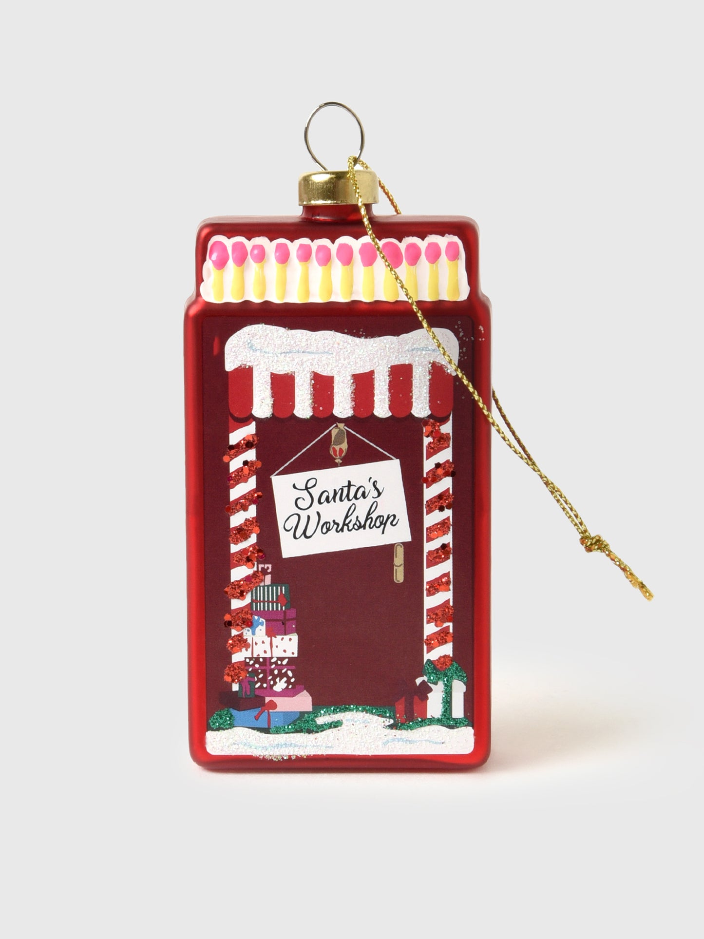 Furbish Matchbook Ornament - Saint Bernard