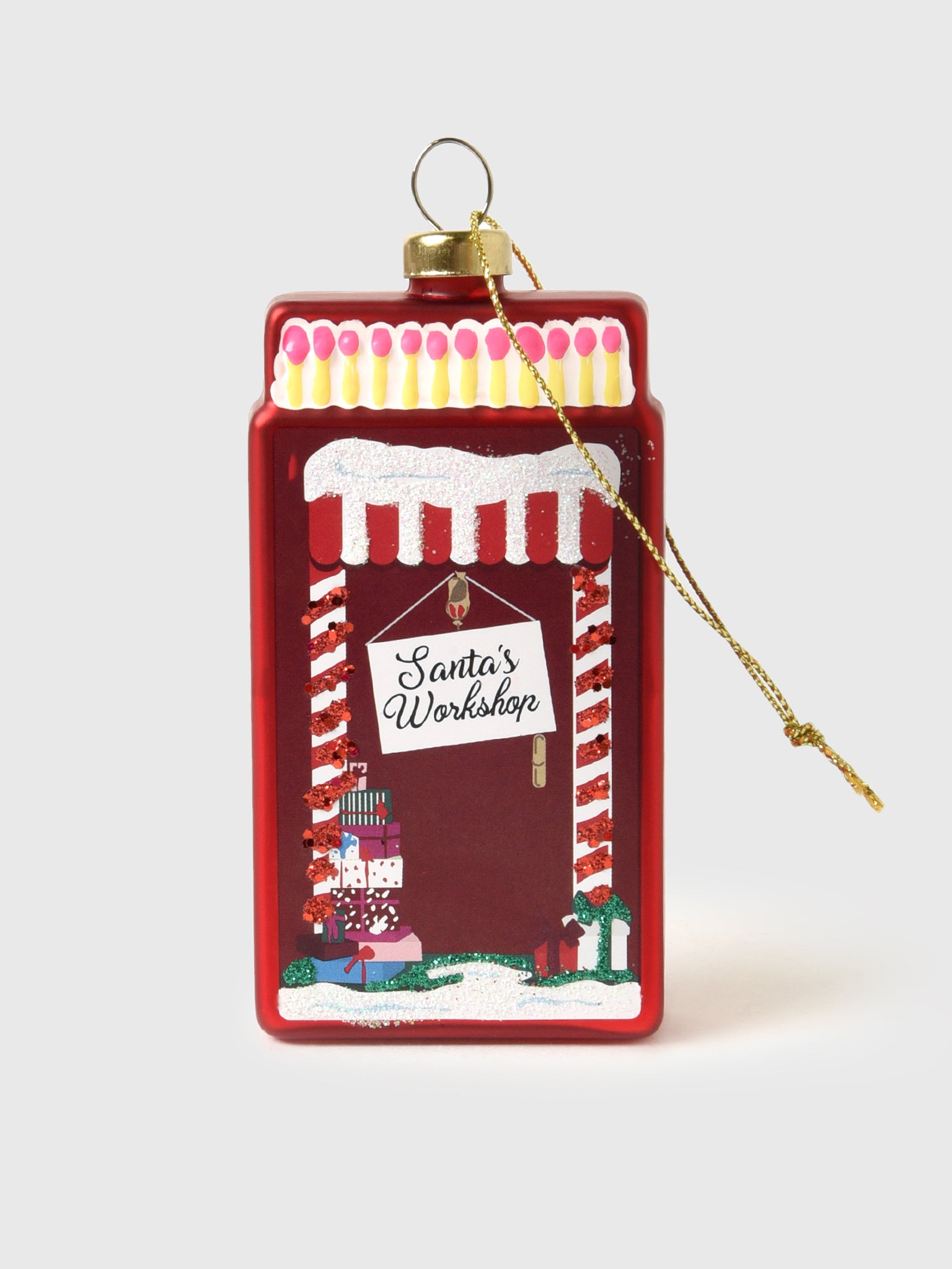Furbish Matchbook Ornament - Saint Bernard