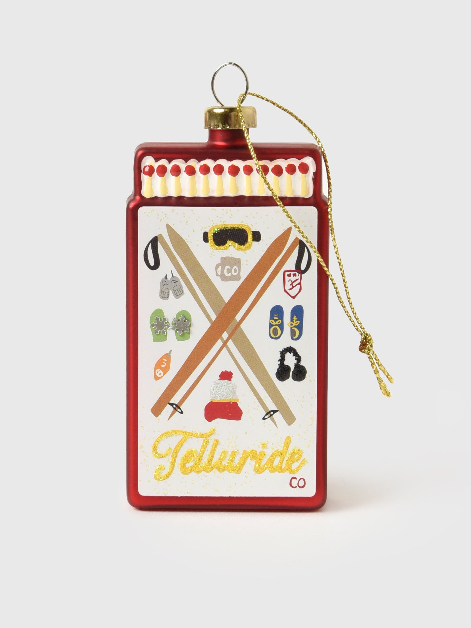 Furbish Matchbook Ornament - Saint Bernard