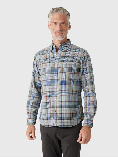 Original Madras Trading Company Men's N°5 Classic Long Sleeve Shirt - Saint Bernard