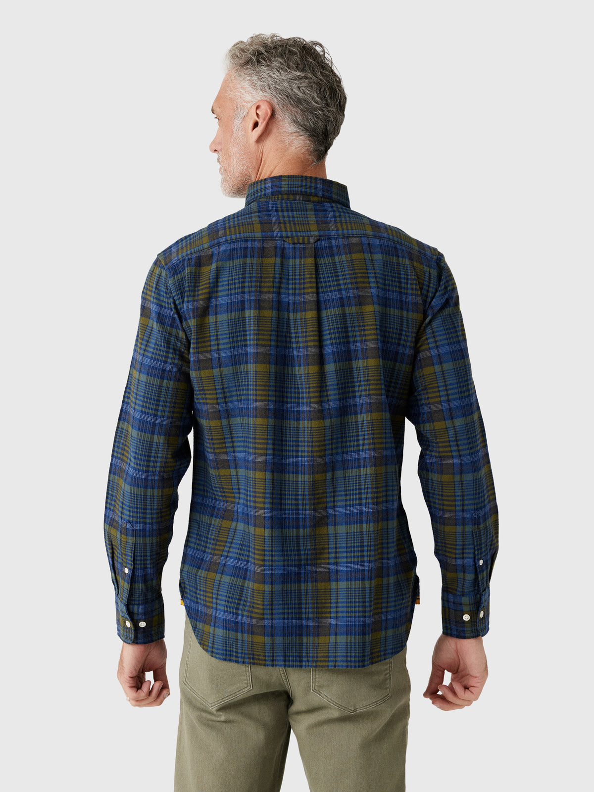 Original Madras Trading Company Men's N°5 Classic Long Sleeve Shirt - Saint Bernard