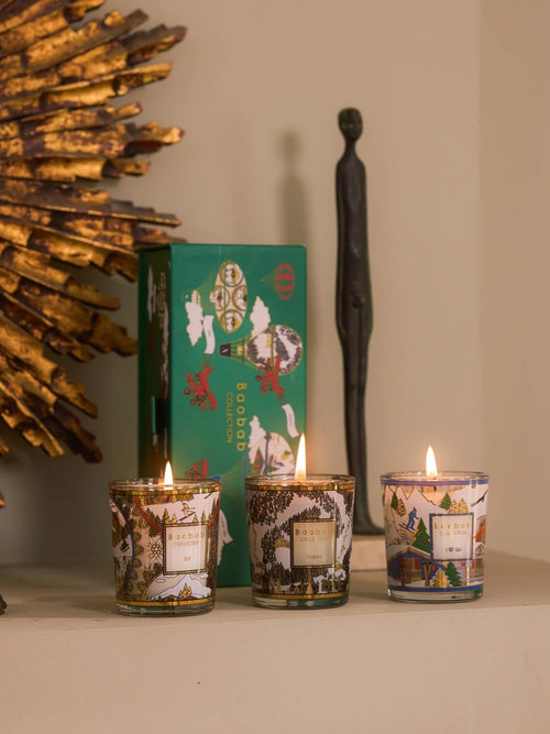 Baobab Collection I Love Ski - Aspen Trio Travel Candles - Saint Bernard