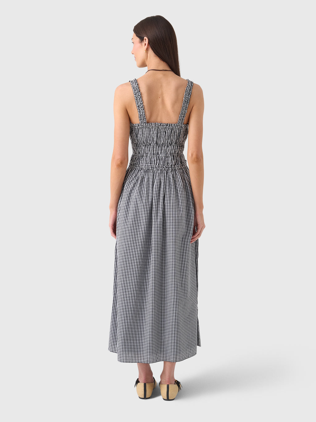 Masons Daughter Women's Gingham Maxi Dress - Saint Bernard
