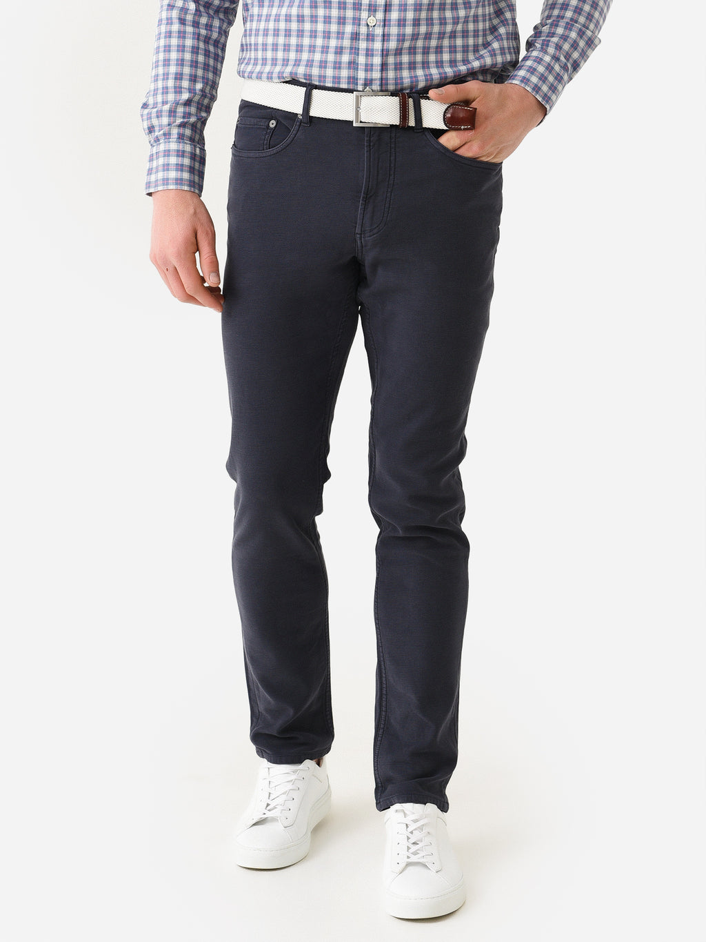 Faherty Brand Men's Stretch Terry 5-Pocket Pant - Saint Bernard