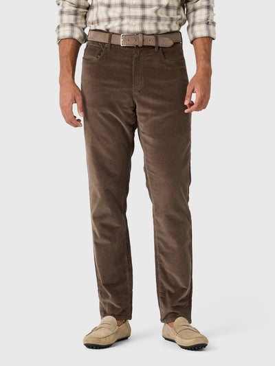 Faherty Brand Men's Stretch Terry Corduroy 5-Pocket Pant - Saint Bernard