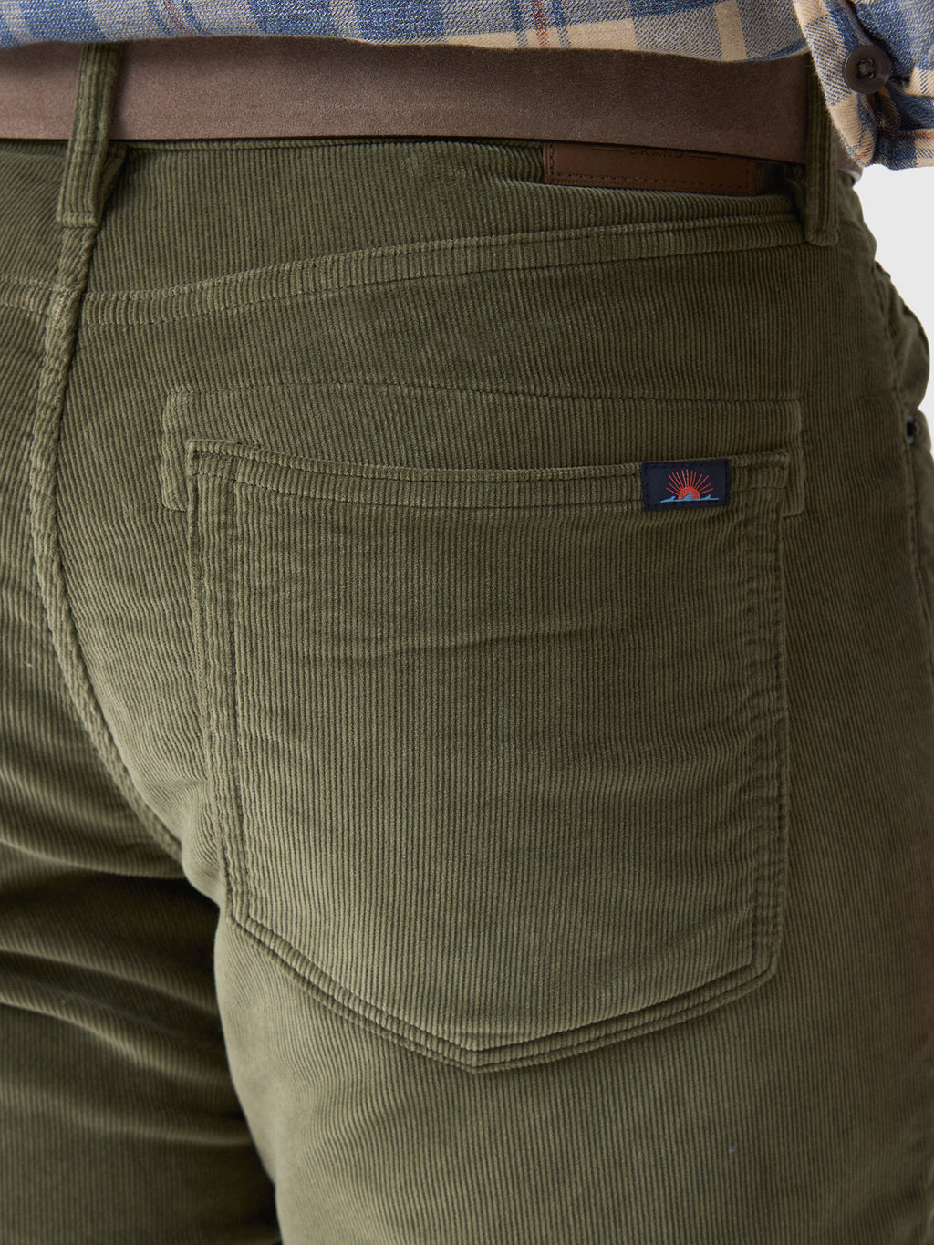 Faherty Brand Men's Stretch Terry Corduroy 5-Pocket Pant - Saint Bernard