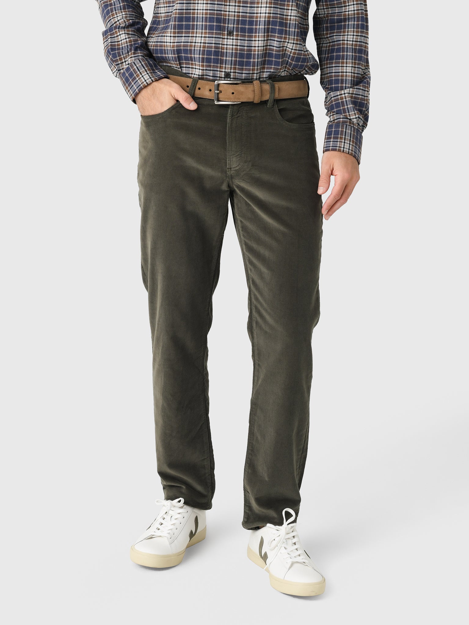 Faherty Brand Men's Stretch Terry Corduroy 5-Pocket Pant - Saint Bernard