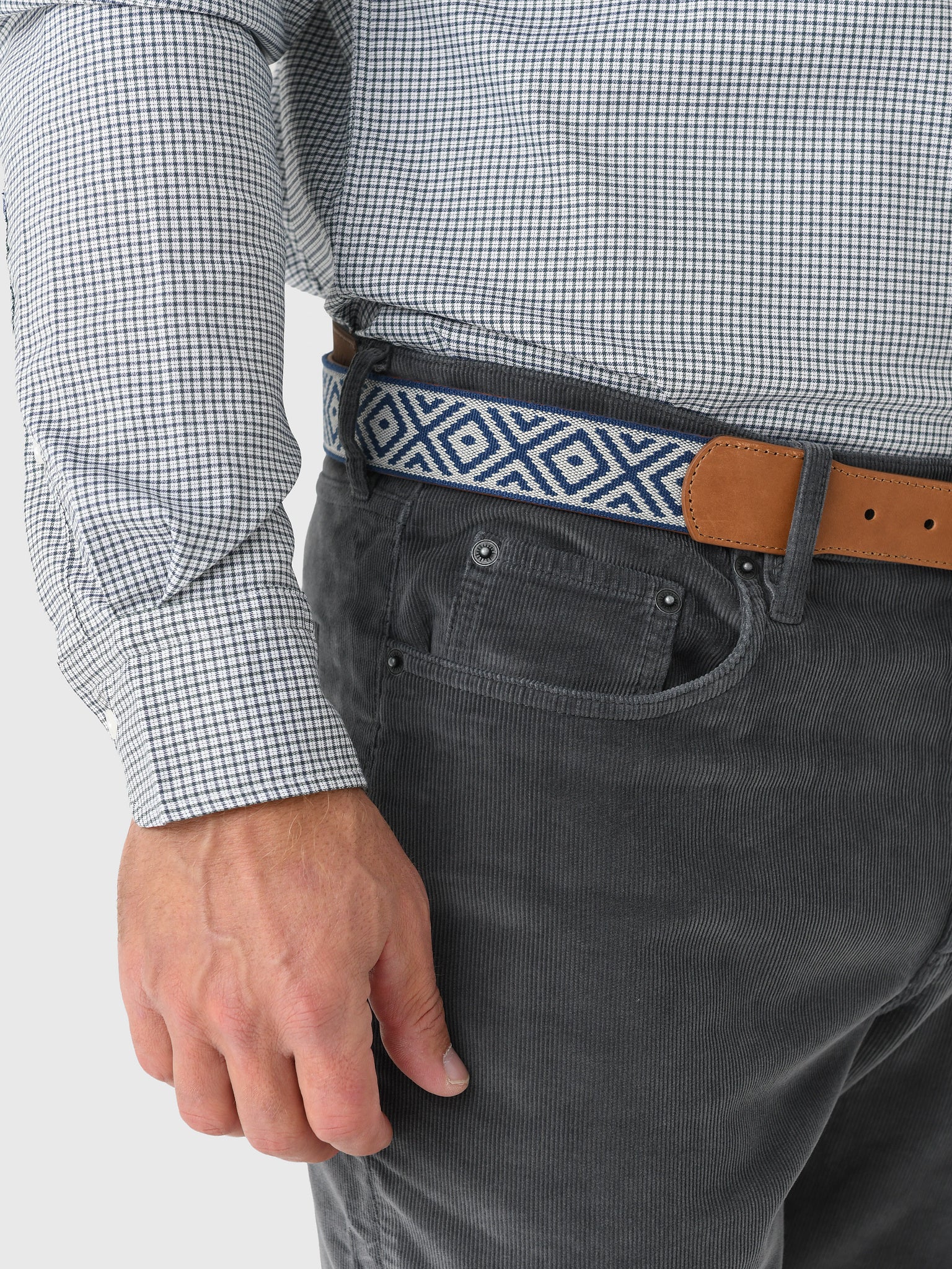 Faherty Brand Men's Stretch Terry Corduroy 5-Pocket Pant - Saint Bernard