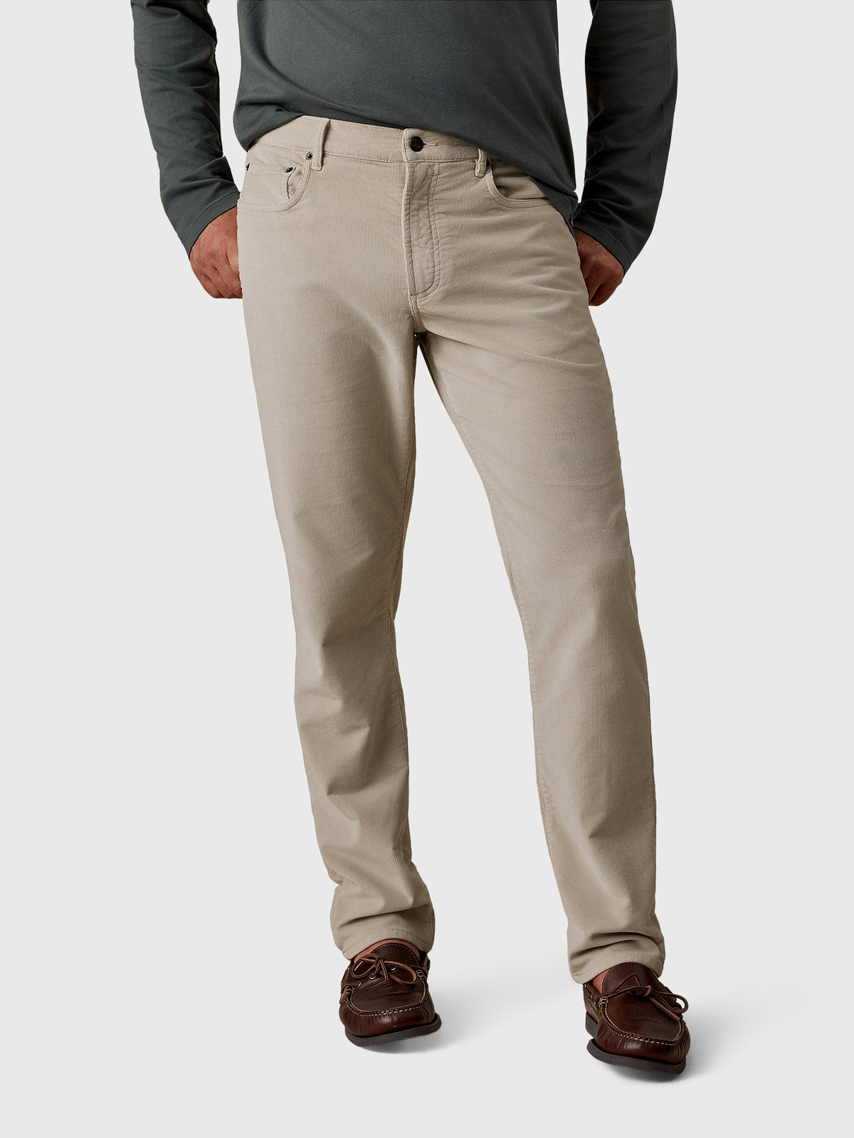 Faherty Brand Men's Stretch Terry Corduroy 5-Pocket Pant - Saint Bernard