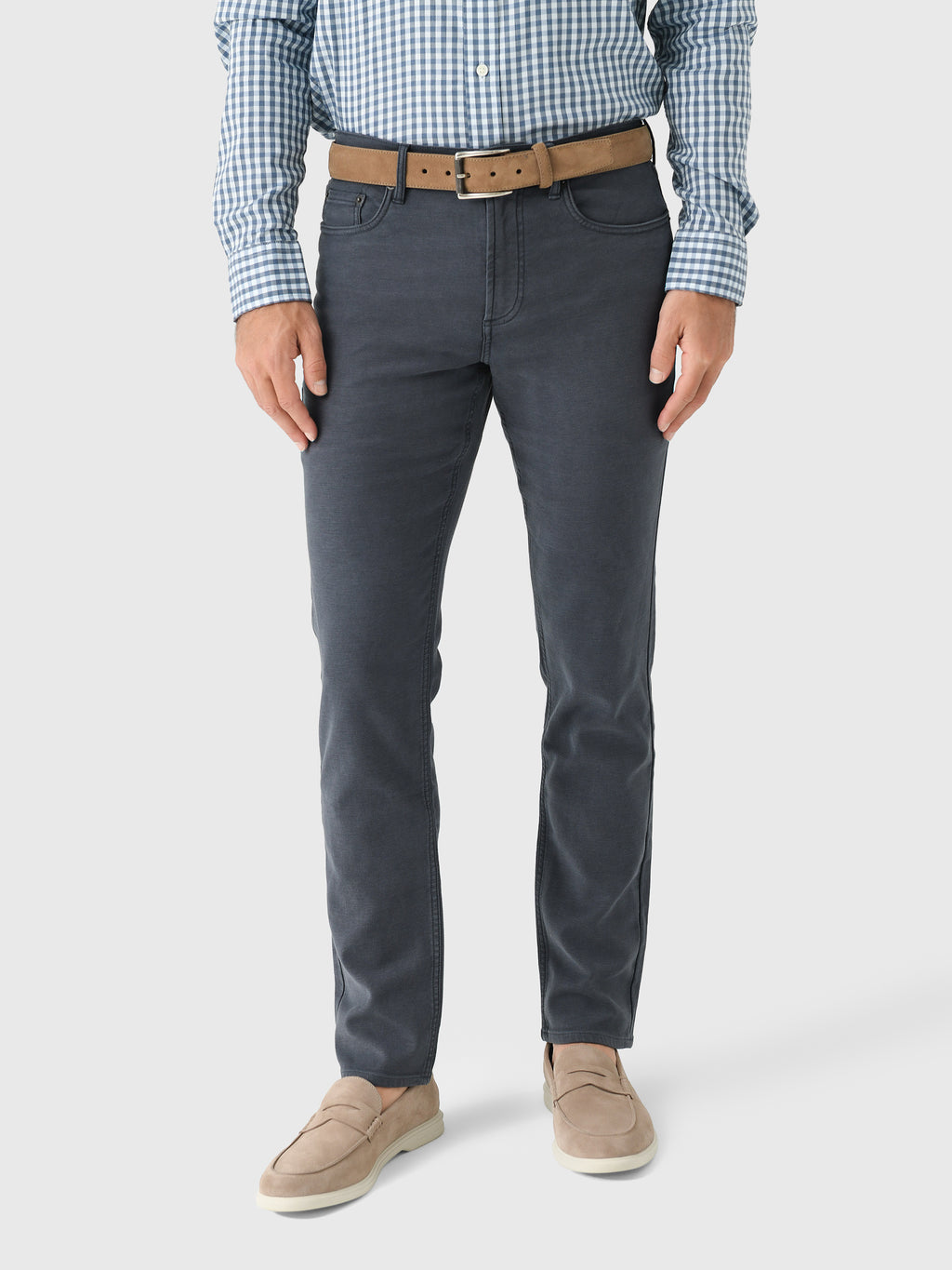 Faherty Brand Men's Stretch Terry 5-Pocket Pant - Saint Bernard