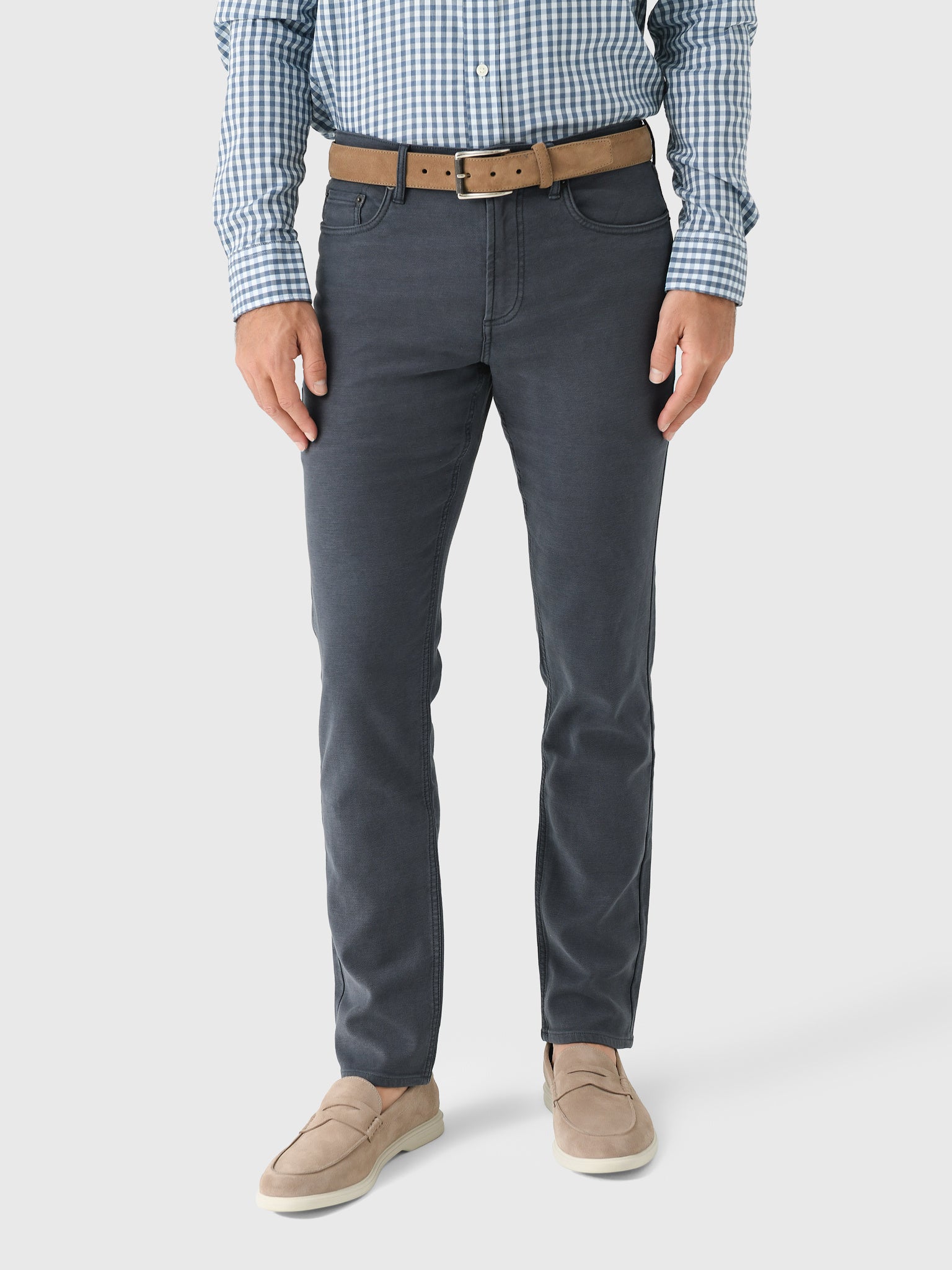Faherty Brand Men's Stretch Terry 5-Pocket Pant - Saint Bernard