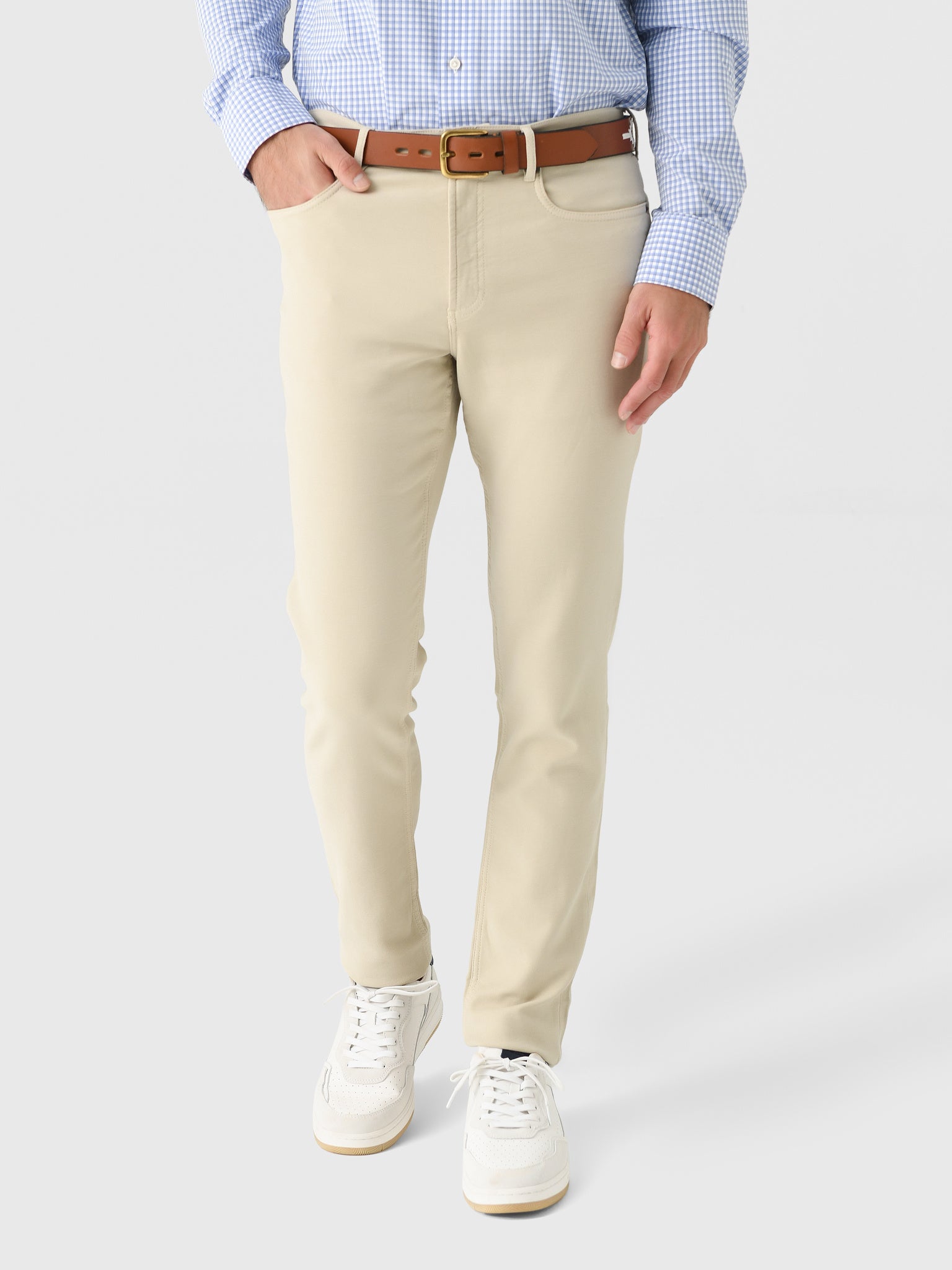 Faherty Brand Men's Stretch Terry 5-Pocket Pant - Saint Bernard