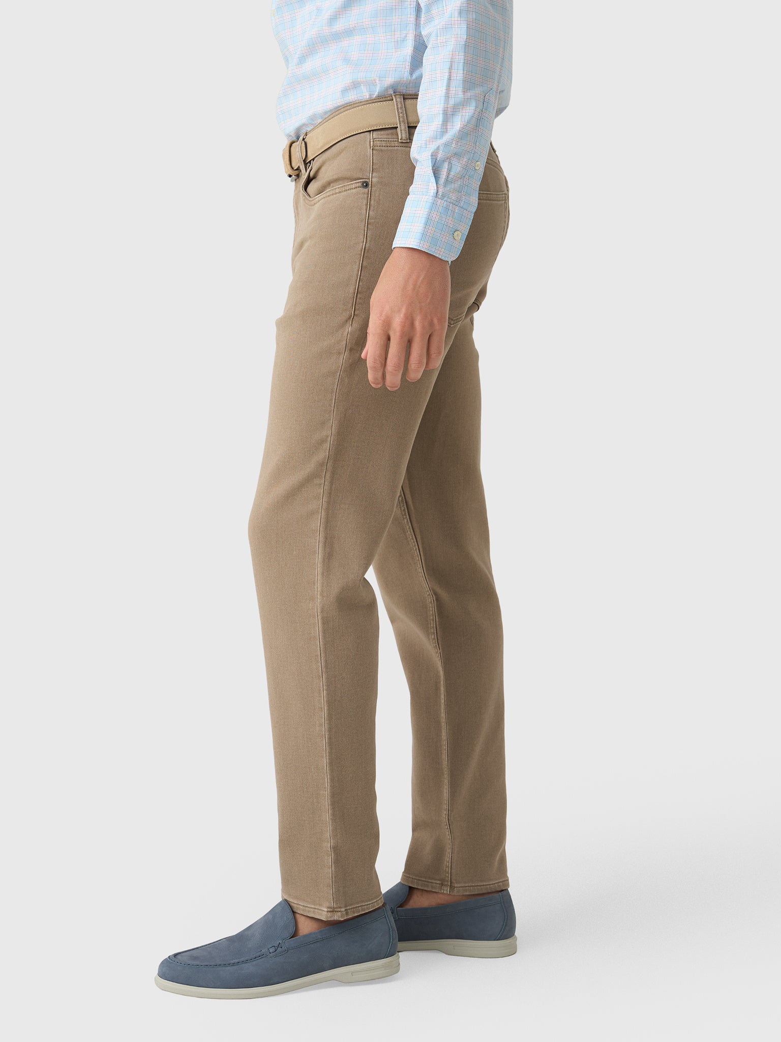 Faherty Brand Men's Stretch Terry 5-Pocket Pant - Saint Bernard