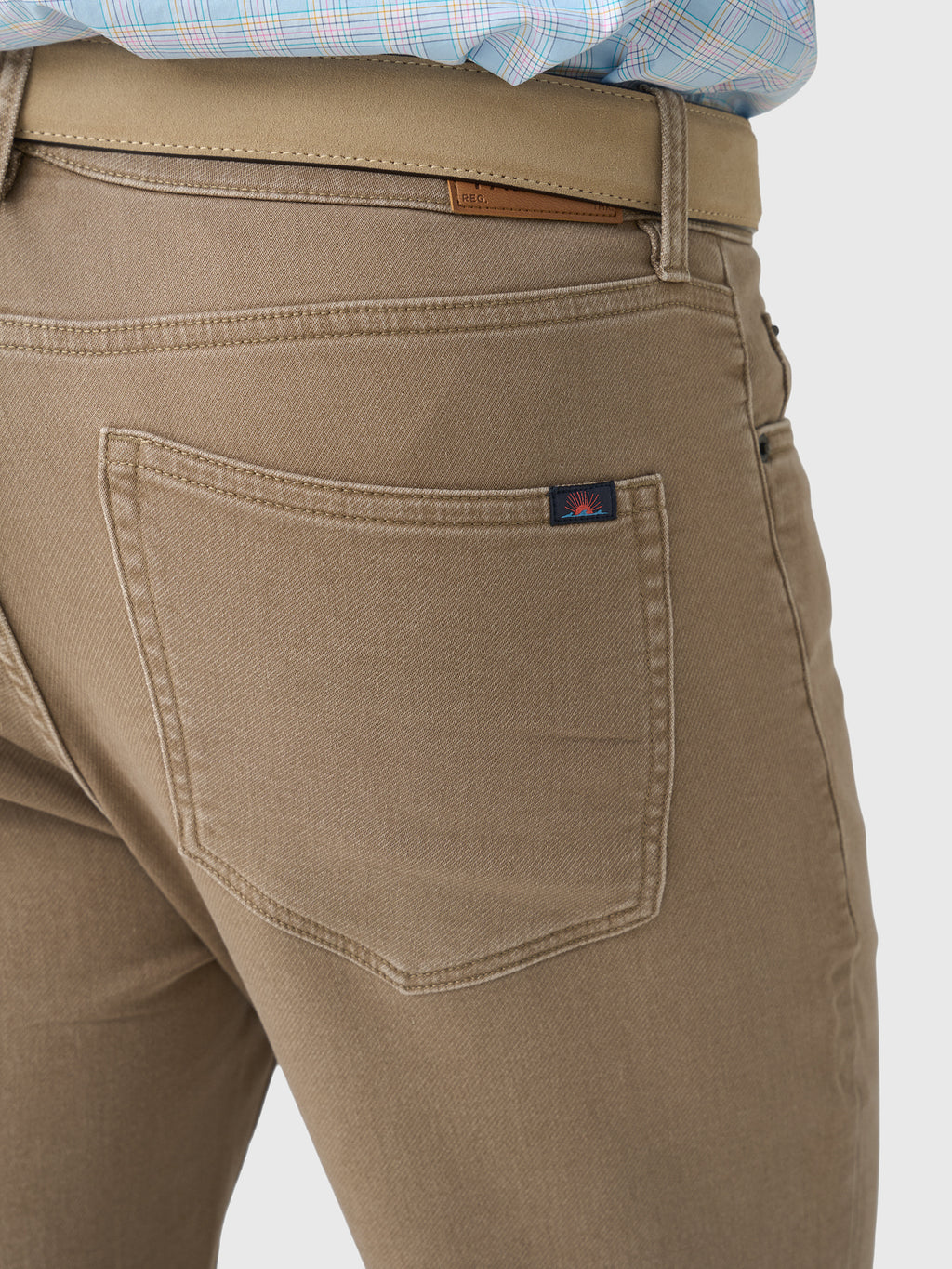 Faherty Brand Men's Stretch Terry 5-Pocket Pant - Saint Bernard