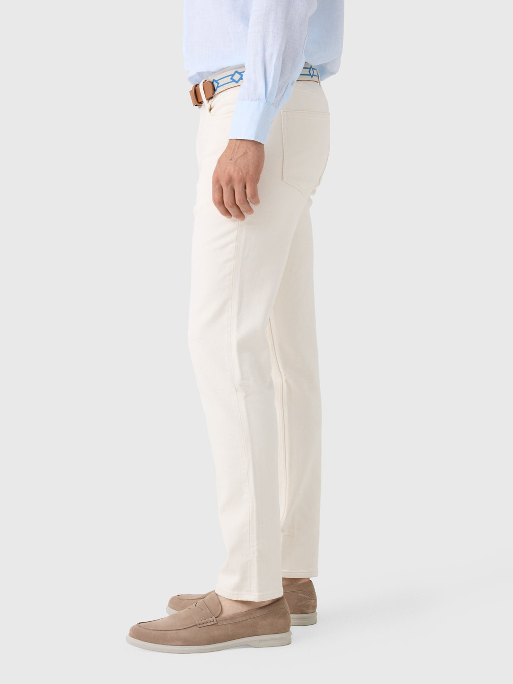 Faherty Brand Men's Stretch Terry 5-Pocket Pant - Saint Bernard