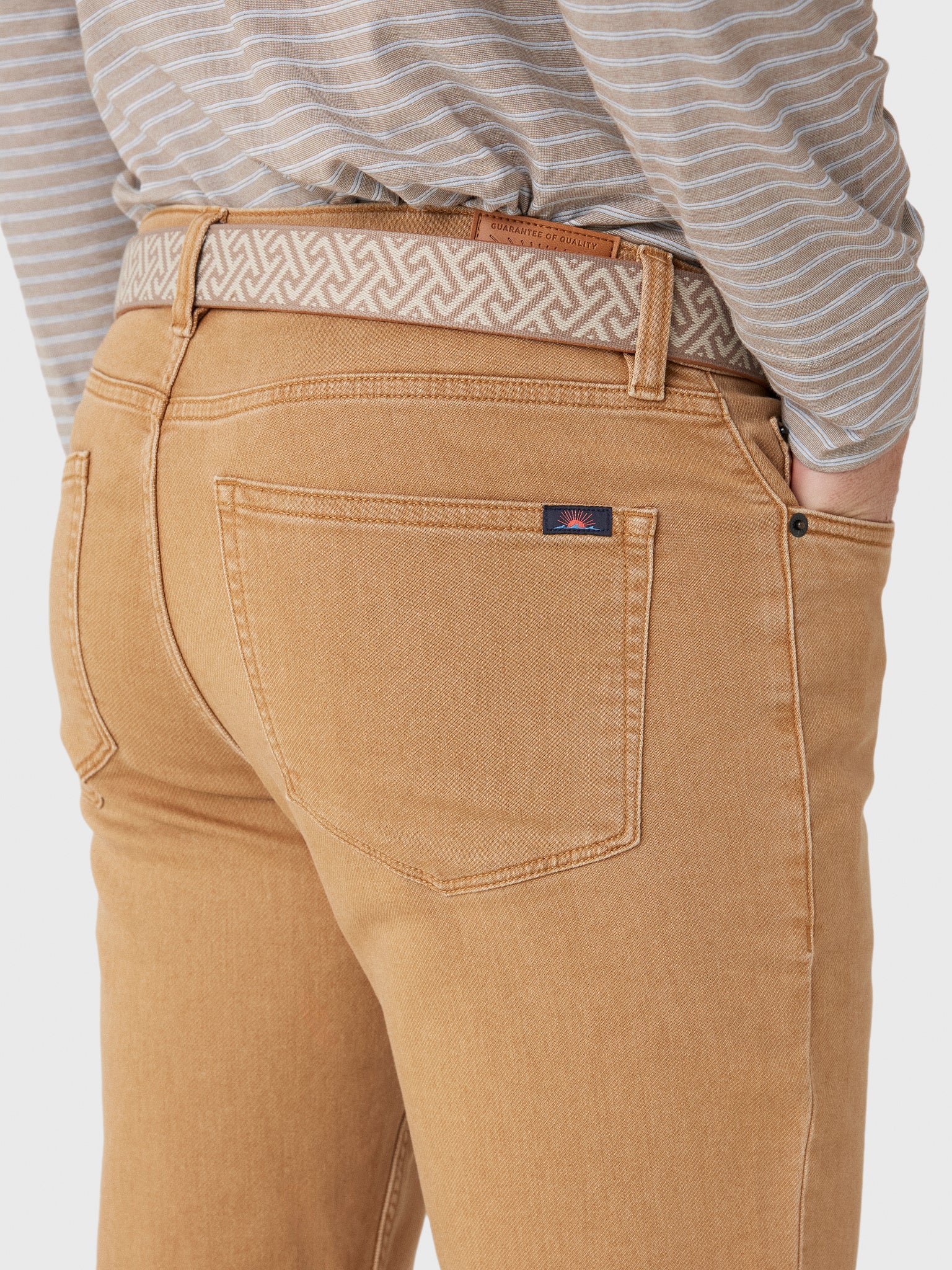 Faherty Brand Men's Stretch Terry 5-Pocket Pant - Saint Bernard