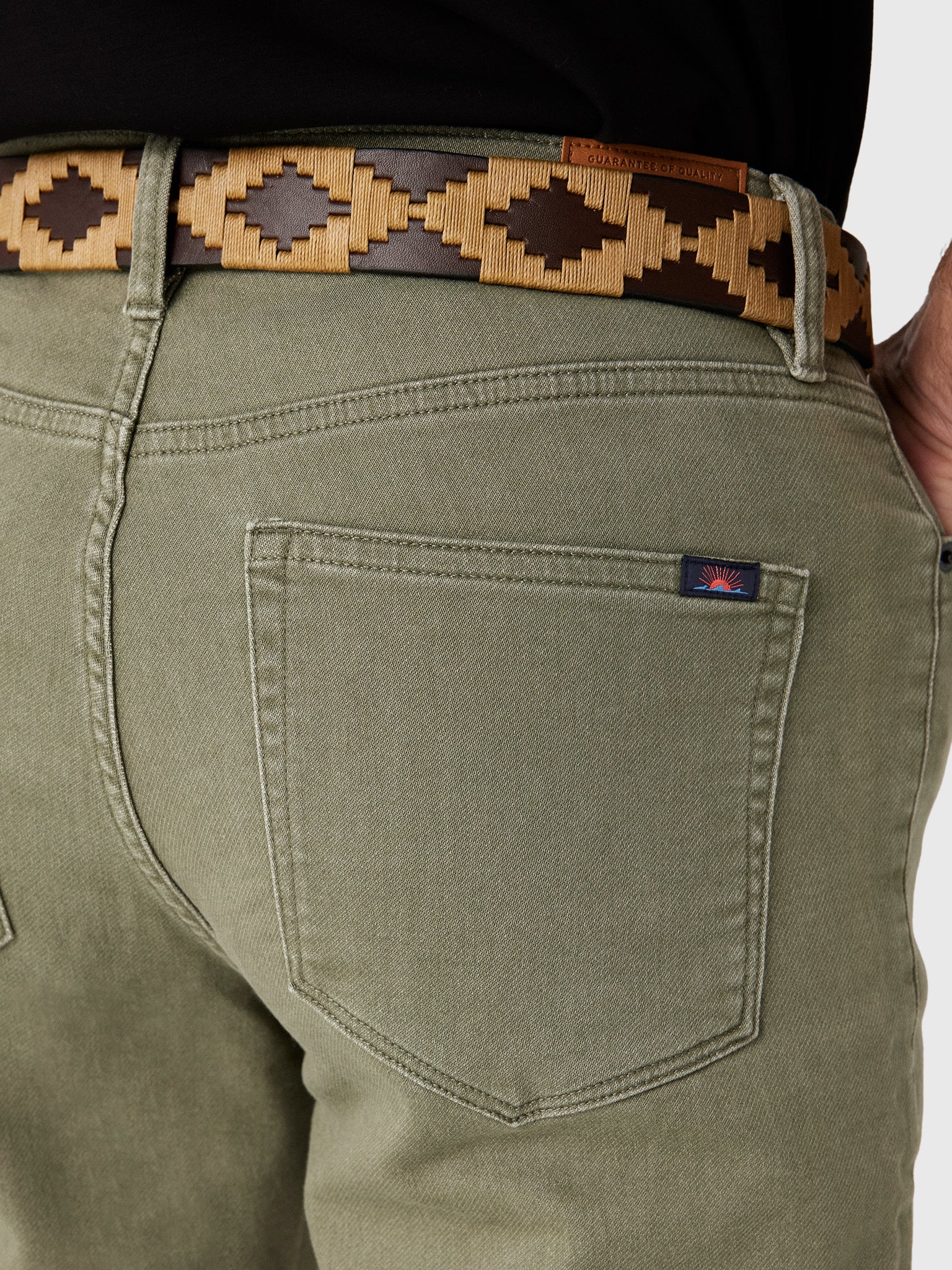 Faherty Brand Men's Stretch Terry 5-Pocket Pant - Saint Bernard