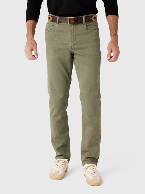 Faherty Brand Men's Stretch Terry 5-Pocket Pant - Saint Bernard