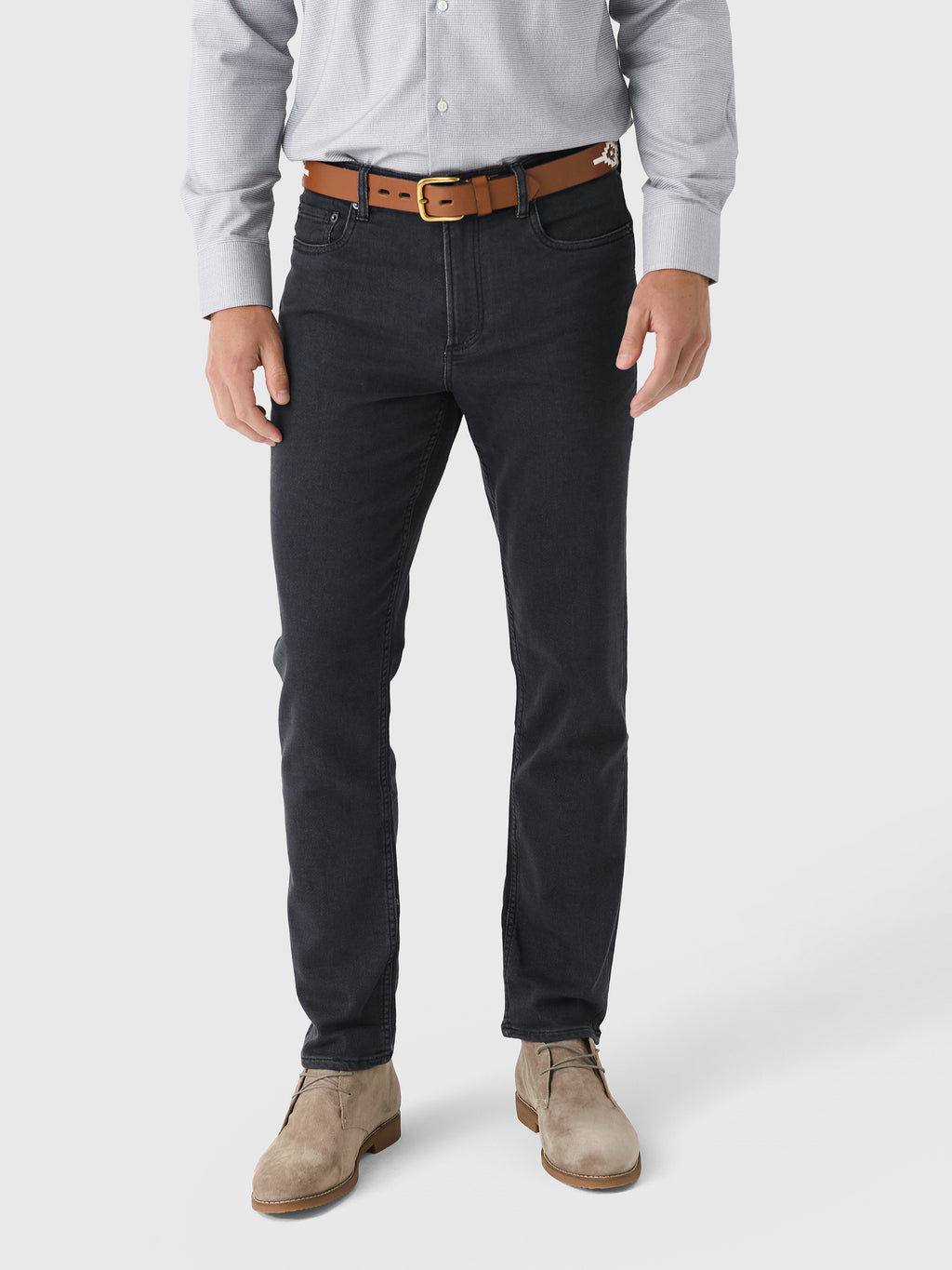 Faherty Brand Men's Stretch Terry 5-Pocket Pant - Saint Bernard
