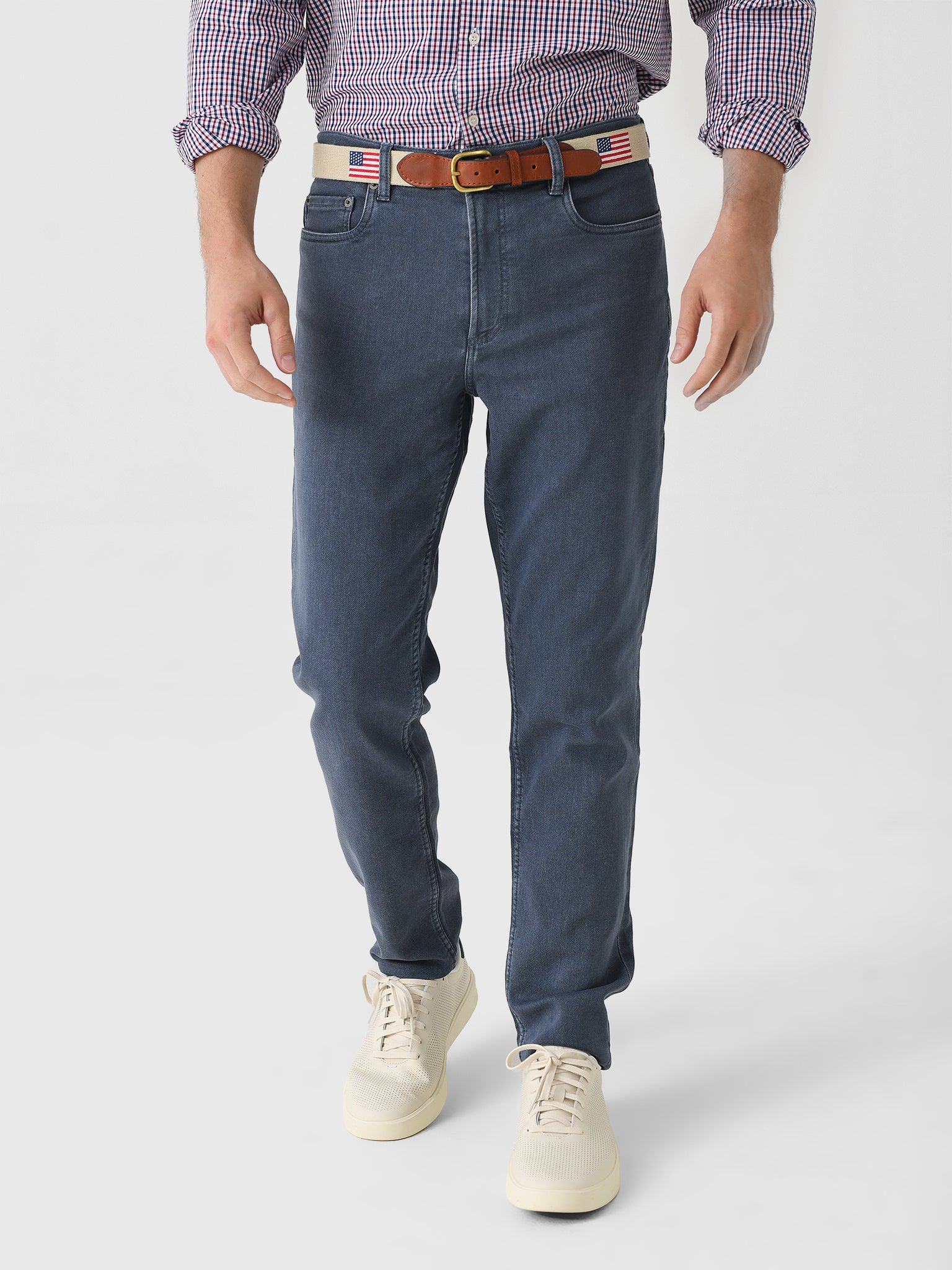 Faherty Brand Men's Stretch Terry 5-Pocket Pant - Saint Bernard