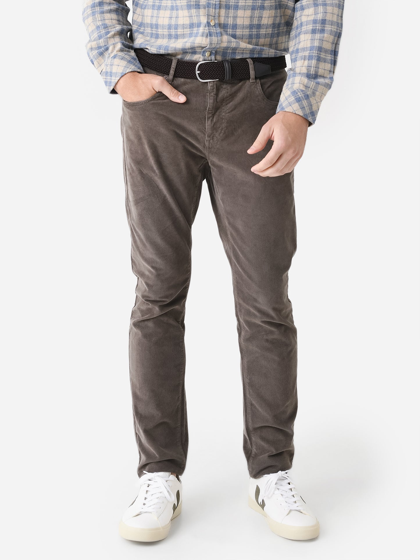 Faherty Brand Men's Stretch Corduroy 5-Pocket Pant - Saint Bernard