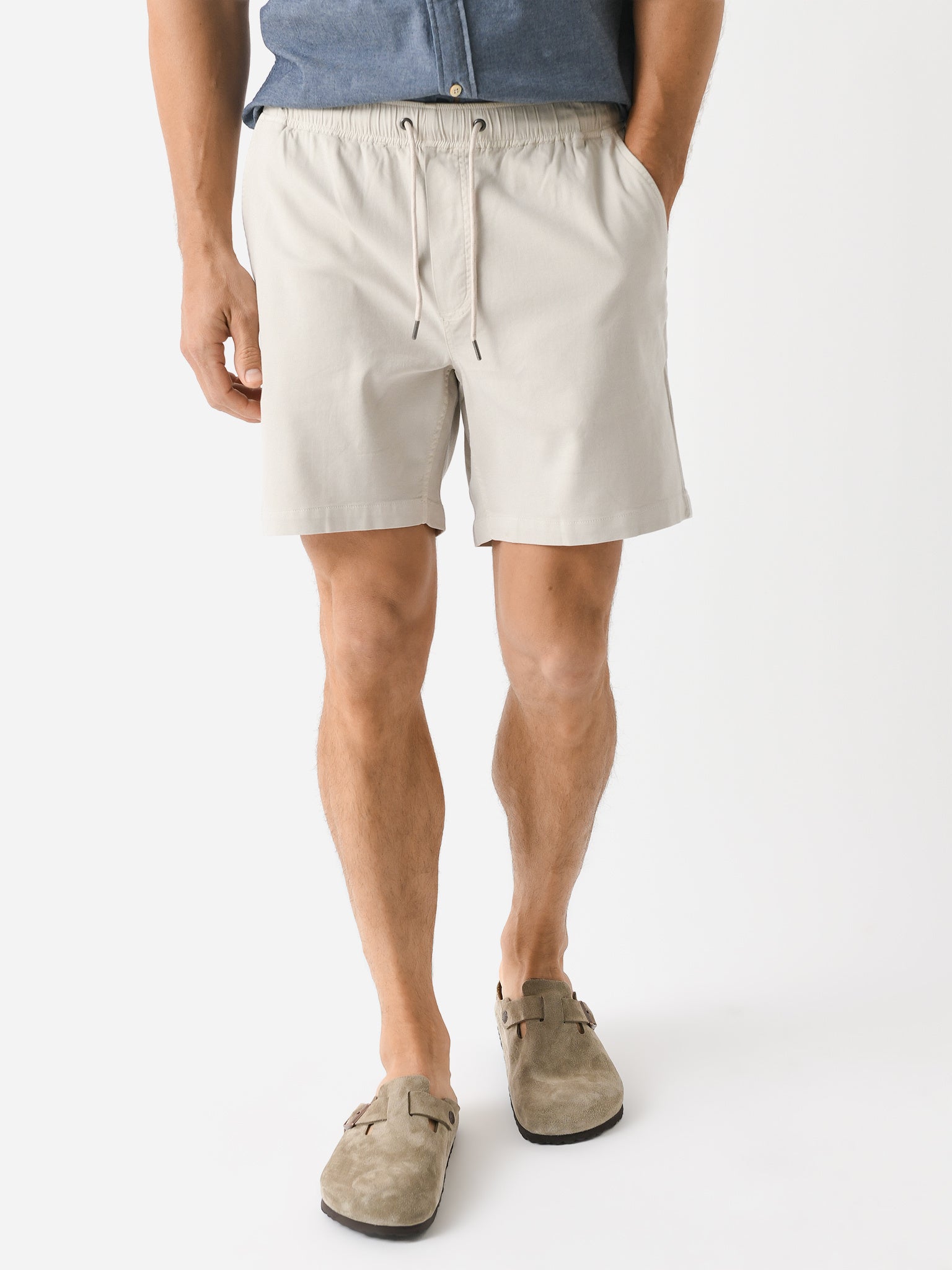 Faherty Brand Men's Essential Drawstring Short - Saint Bernard