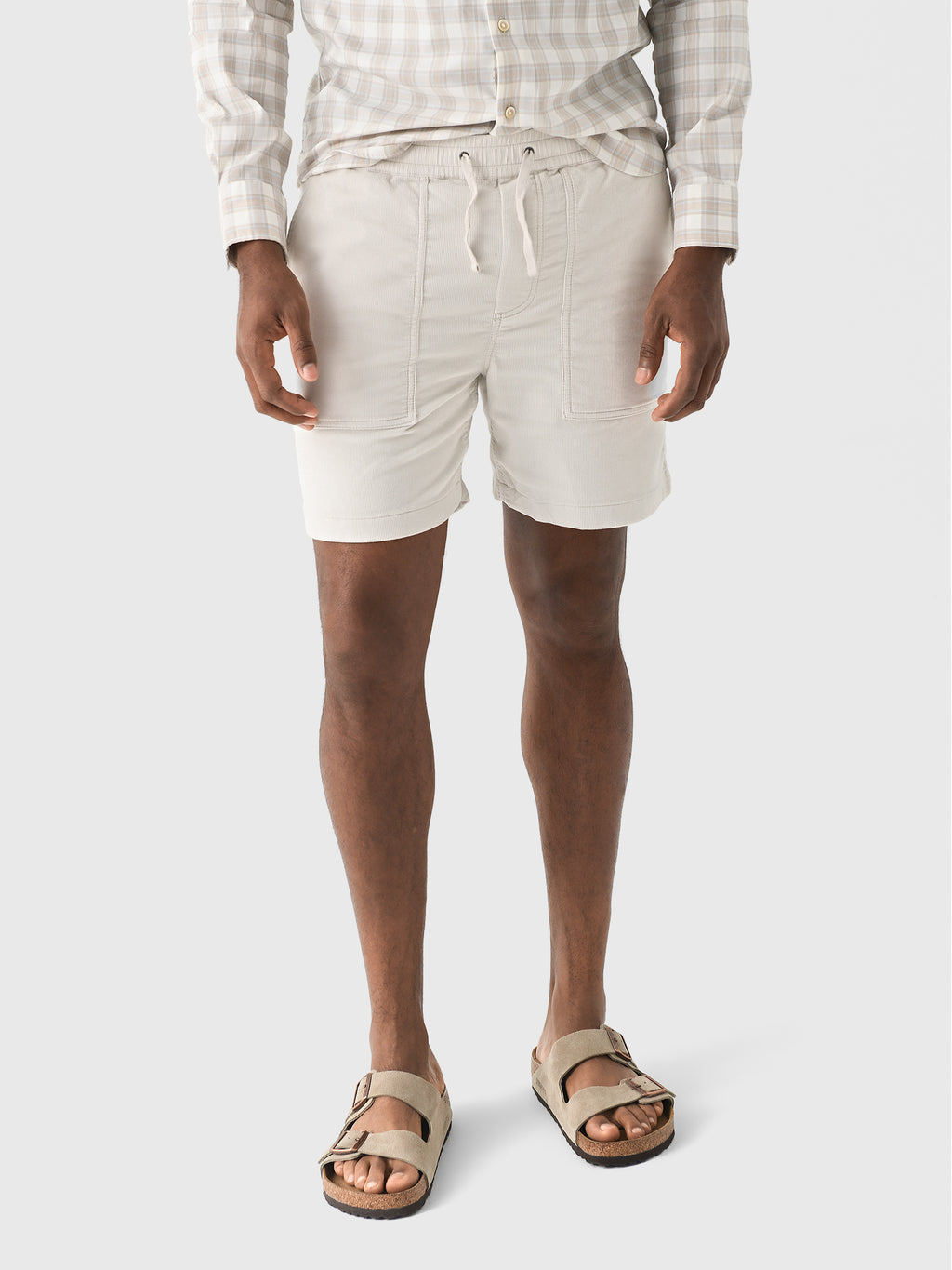 Faherty Brand Men's Corduroy Drawstring Utility Short - Saint Bernard