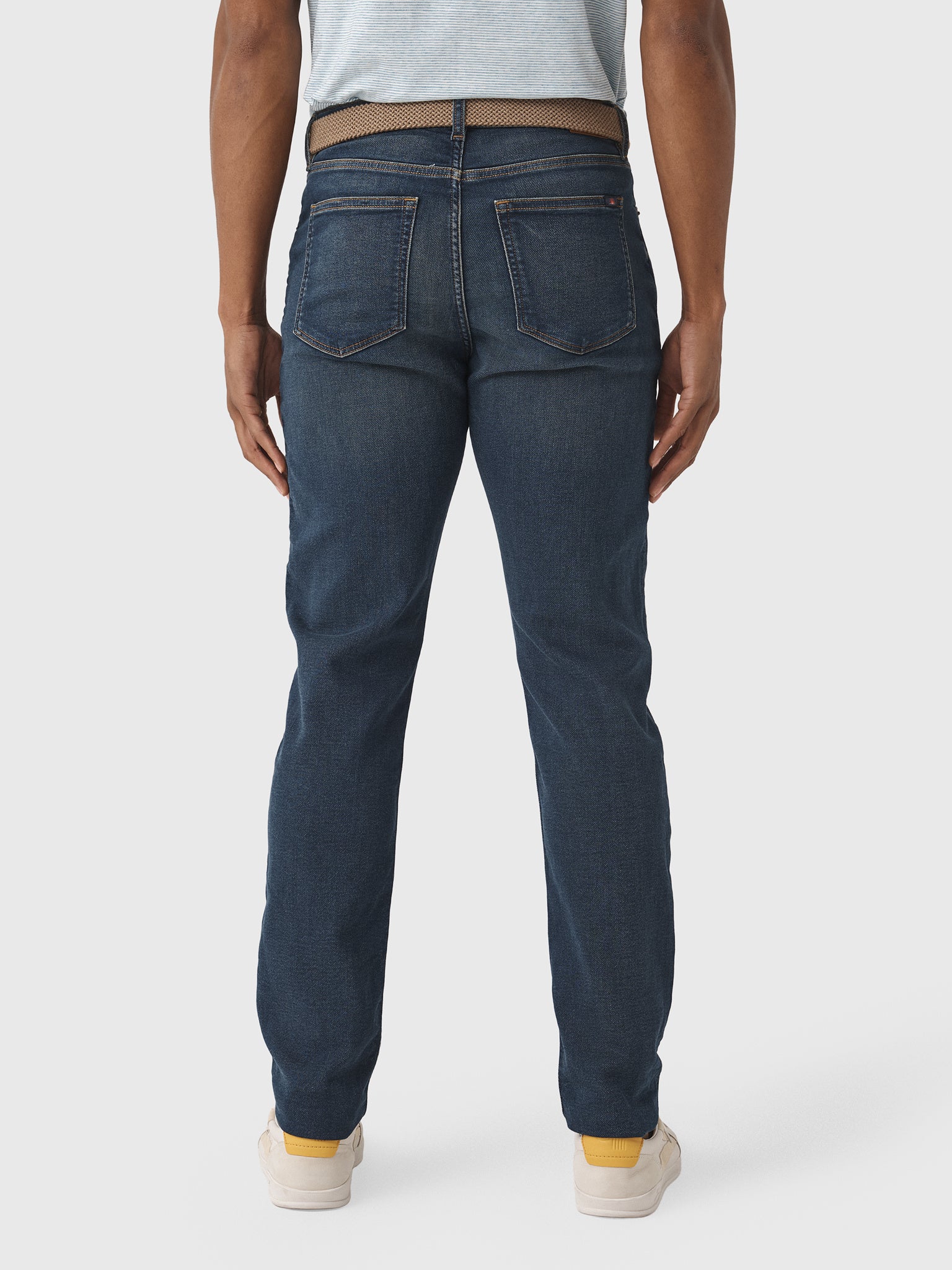 Faherty Brand Men's Stretch Terry Indigo 5-Pocket Jean - Saint Bernard