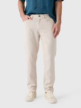 Faherty Brand Men's Movement Linen 5-Pocket Pant - Saint Bernard