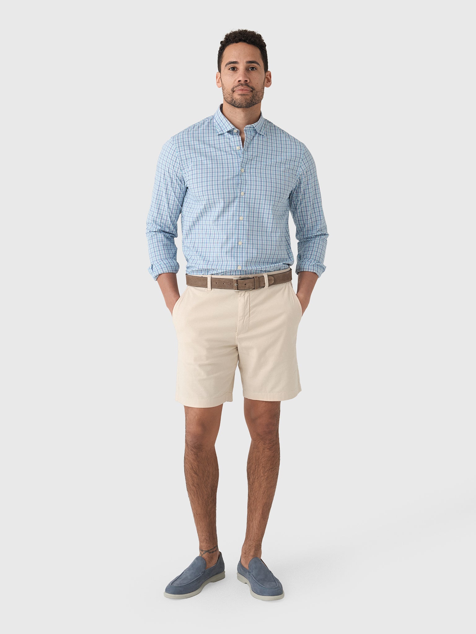Faherty Brand Men's Essential Chino 8" Short - Saint Bernard