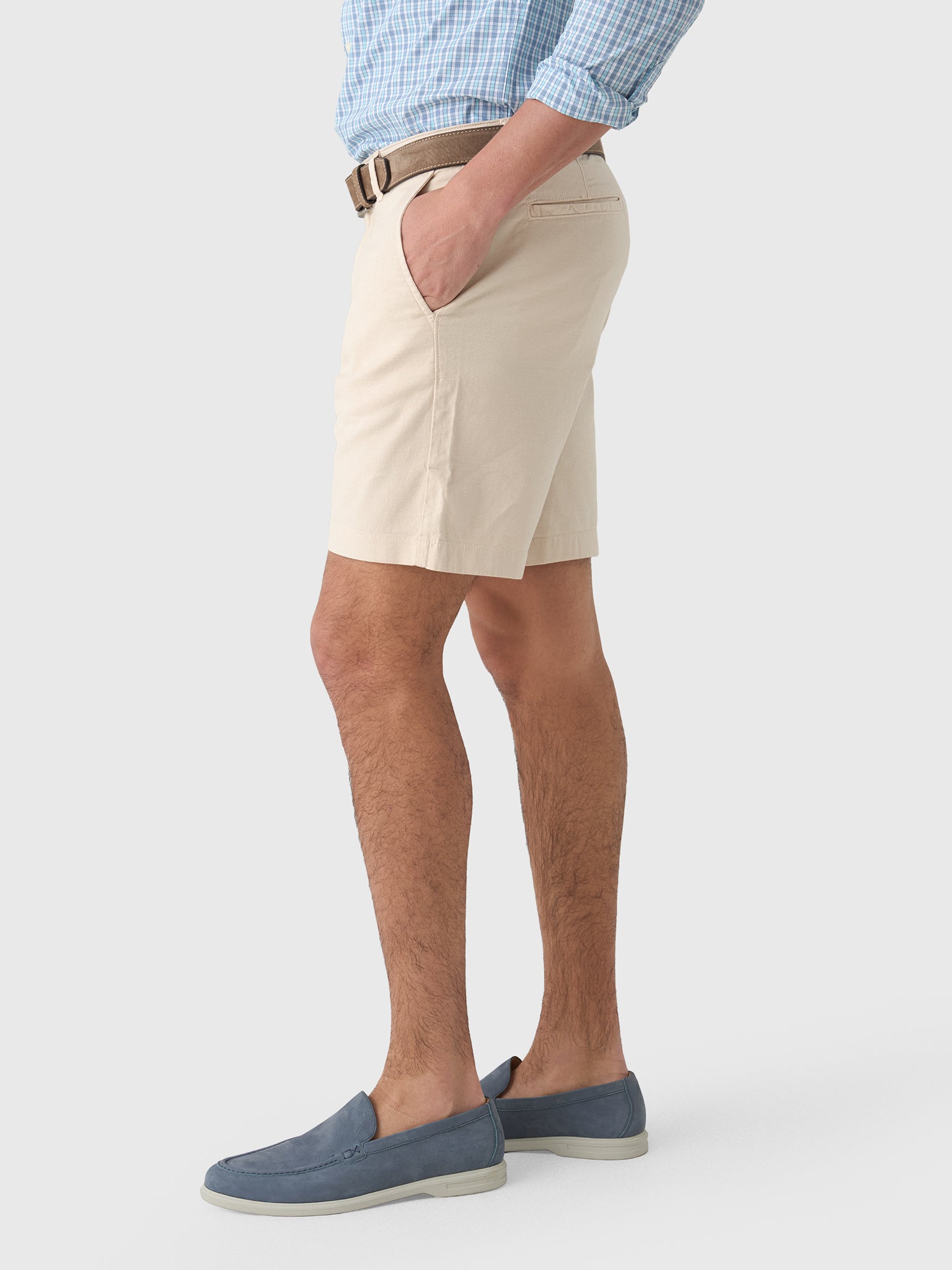 Faherty Brand Men's Essential Chino 8" Short - Saint Bernard